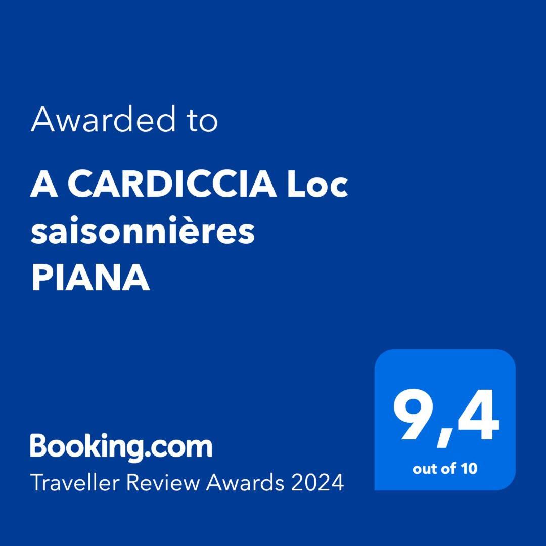 Apartament A Cardiccia Loc Saisonnieres Piana Piana  Zewnętrze zdjęcie
